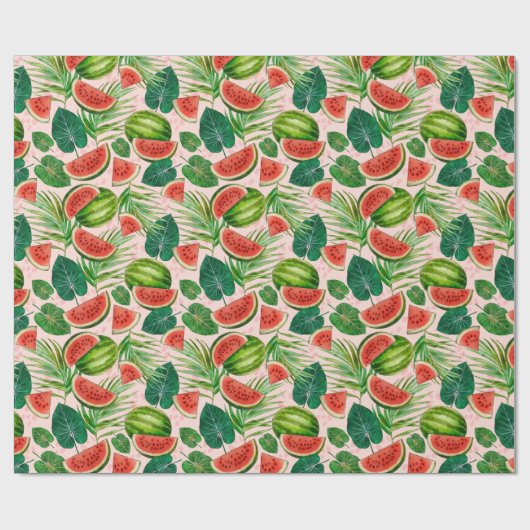 Watermeloen, vers cadeaupapier (Vlak)