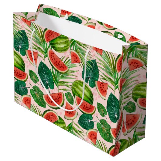 Watermeloen, vers groot cadeauzakje (Achterkant Gekanteld)