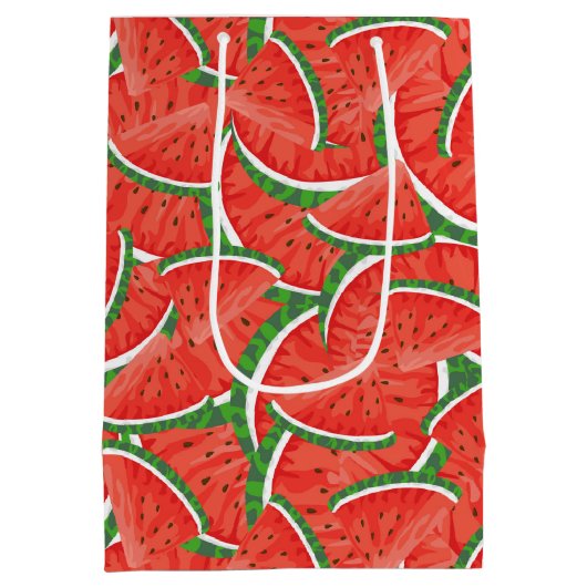 Watermeloen, vers medium cadeauzakje (Achterkant)
