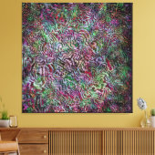 Watermeloen Vibe Canvas Afdruk (Insitu (Woonkamer))