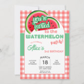 Watermeloen Viering Verjaardag Kaart (Voorkant)