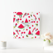 Watermeloen Vierkante Klok (Huis)