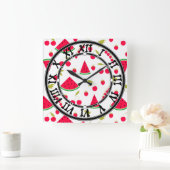 Watermeloen Vierkante Klok (Huis)