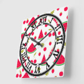 Watermeloen Vierkante Klok (Hoek)