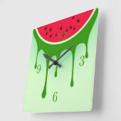 Watermeloen Vierkante Klok (Hoek)