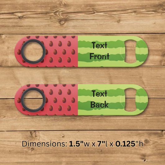 Watermeloen Vlag Bar Sleutel Speed Flessenopener