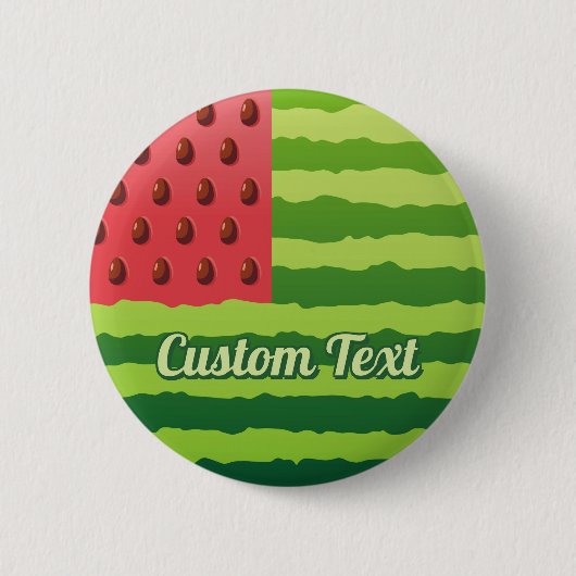 Watermeloen Vlag Button (Voorkant)