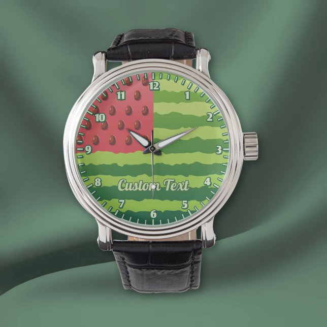 Watermeloen Vlag Horloge (Creator heeft geüpload)
