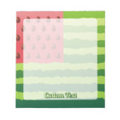Watermeloen vlag notitieblok (Voorkant)