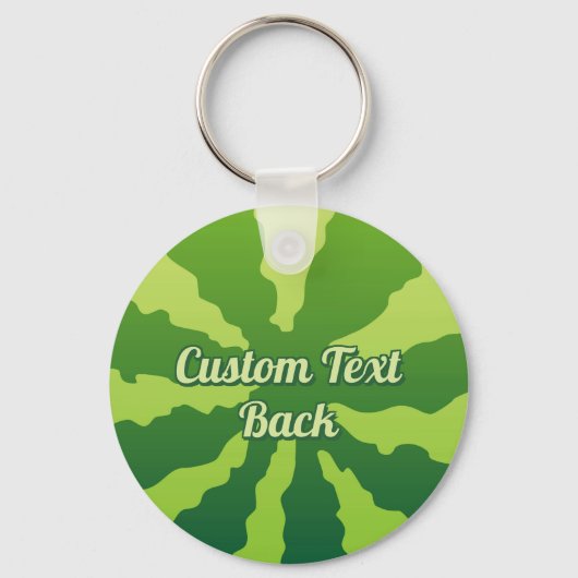 Watermeloen Vlag Sleutelhanger (Achterkant)