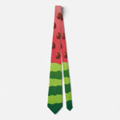 Watermeloen Vlag Stropdas (Voorkant)