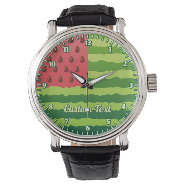 Watermeloen vlag Watch Horloge (Voorkant)