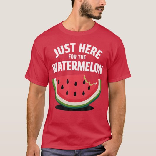 Watermeloen Voor Fruit - afdruk 2 T-shirt (Voorkant)