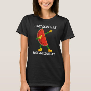 Watermeloen Voor Mannen Vrouwen Meloen Fruit Plant T-shirt