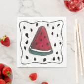 Watermeloen Waterverf Papier servet Luncheon (Insitu)