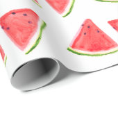 Watermeloen waterverf rode vruchten cadeaupapier (Rol Hoek)