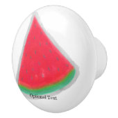 Watermeloen Waterverf Slice of Fruit Custom Keramische Knop (Rechts)