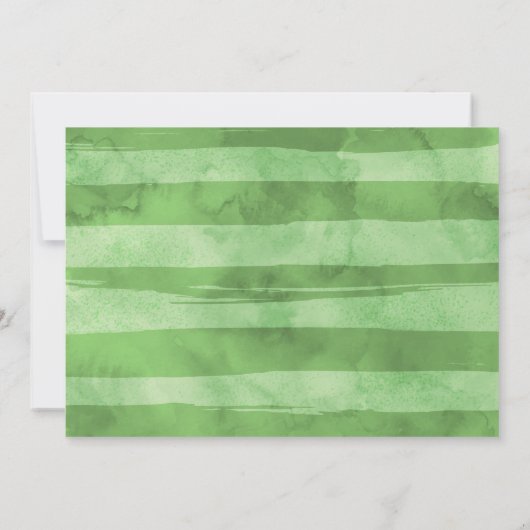 Watermeloen Waterverf Verjaardagsuitnodiging Kaart (Achterkant)