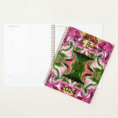 Watermeloen wervelt dagelijks grafisch ontwerp planner (Display)