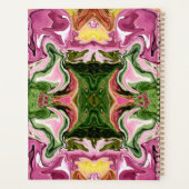 Watermeloen wervelt dagelijks grafisch ontwerp planner (Achterkant)