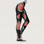 Watermeloen wielfietsen, zomer patroon. leggings (Rechts)
