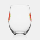 Watermeloen Wijnglas Zonder Voet (Links)
