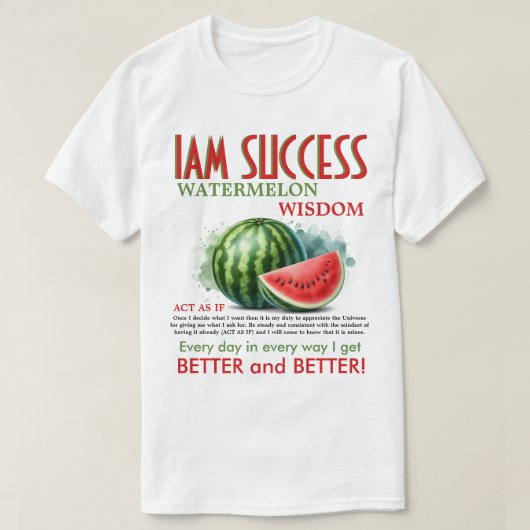 WATERMELOEN WIJSHEID T-SHIRT (Design voorkant)