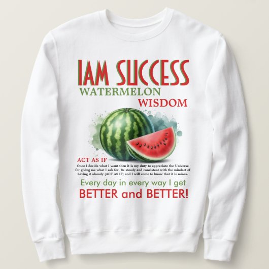 WATERMELOEN WIJSHEID TRUI (Design voorkant)