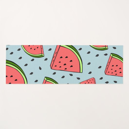 Watermeloen Yogamat (Voorkant (horizontaal))