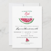 Watermeloen Zoete Meisje Zomer Baby Shower