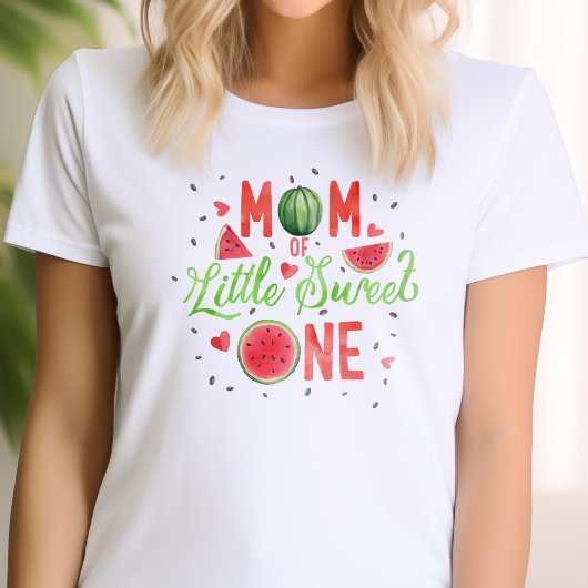 Watermeloen zomer 1e verjaardag, mama's t-shirt