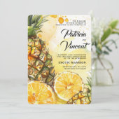 Watermeloen Zomer Bruiloft Kaart (Staand voorkant)