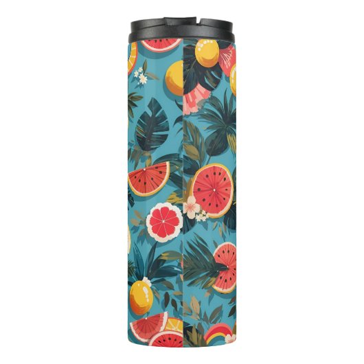 Watermeloen Zomer Design Thermosbeker (Achterkant)