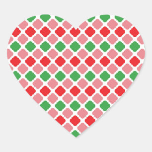 Watermeloen Zomer Digitaal Papier-56201 Hart Sticker