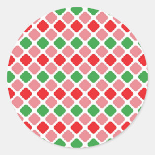 Watermeloen Zomer Digitaal Papier-56201 Ronde Sticker