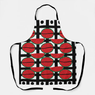 Watermeloen Zomer Fruit Geometrisch Patroon Schort