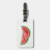 Watermeloen Zomer Fruit Plakken Met Aangepaste Tek Bagagelabel (Voorkant verticaal)
