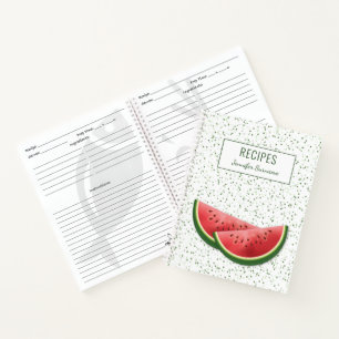 Watermeloen Zomer Fruit Plakken Recepten Titel Notitieboek