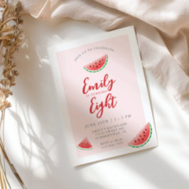 Watermeloen Zomer Kinderen Verjaardag Kaart