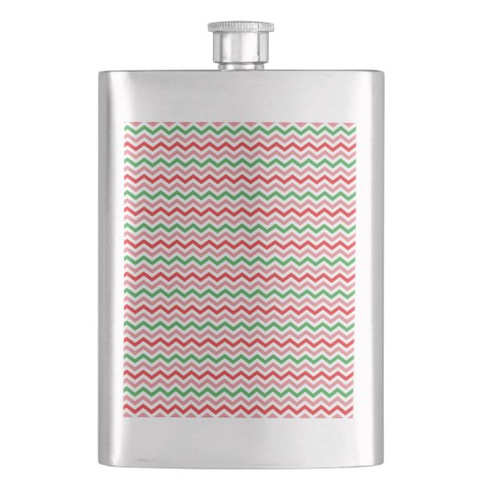 Watermeloen Zomer Zigzag Stripes Patroon-56209 Flacon (Voorkant)