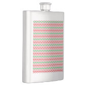 Watermeloen Zomer Zigzag Stripes Patroon-56209 Flacon (Rechts)