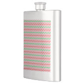 Watermeloen Zomer Zigzag Stripes Patroon-56209 Flacon (Links)