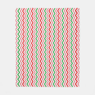 Watermeloen Zomer Zigzag Stripes Patroon-56209 Fleece Deken