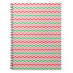 Watermeloen Zomer Zigzag Stripes Patroon-56209 Notitieboek
