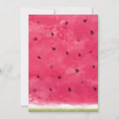Watermeloen, zomerdag kaart (Achterkant)