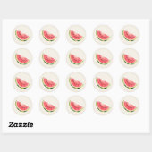 Watermeloen Zomerfeest Sticker (Vel)