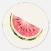 Watermeloen Zomerfeest Sticker (Voorkant)