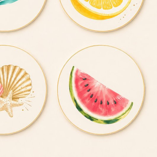 Watermeloen Zomerfeest Sticker