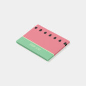 Watermeloen Zomerfruit Roze en Groen Post-it® Notes (Schuin)