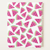 Watermeloen zomerfruitpatroon planner (Achterkant)